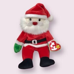 Ty Beanie Baby Santa Claus Plush Toy or Christmas Decor 1998 Vintage